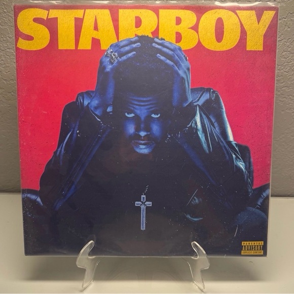 BUNDLE The Weeknd Starboy blue pressing and Dawn FM target silver pressing - Picture 1 of 4